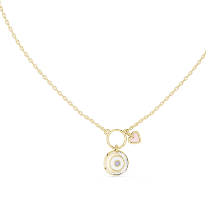 Luxury Rose Gold Protection Evil Eye Pendant Necklace