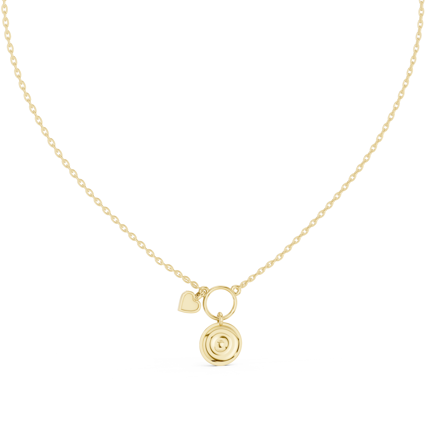 Luxury Rose Gold Protection Evil Eye Pendant Necklace