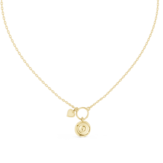 Luxury Rose Gold Protection Evil Eye Pendant Necklace