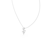 Trendy Floral Rose Gold Pendant Necklace for Women