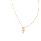 Trendy Floral Rose Gold Pendant Necklace for Women
