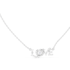 Stilvolle LOVE Buchstabenkette in Roségold für Damen