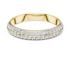 Refined Dual Sparkle Wedding Band
