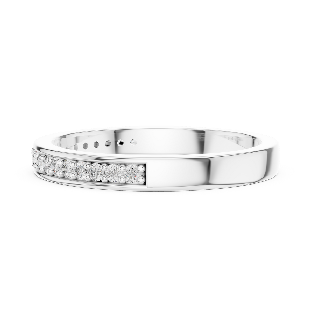 Timeless Sparkle Wedding Band