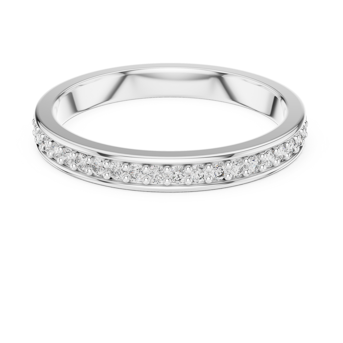 Timeless Sparkle Wedding Band