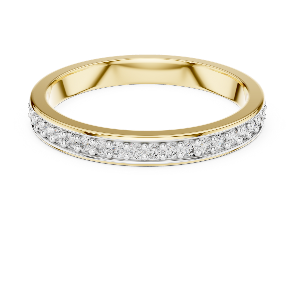 Timeless Sparkle Wedding Band
