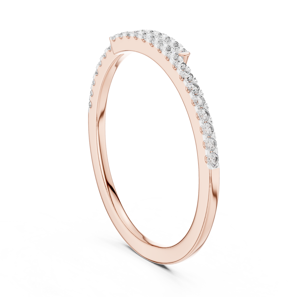 Double Shine Diamond Band