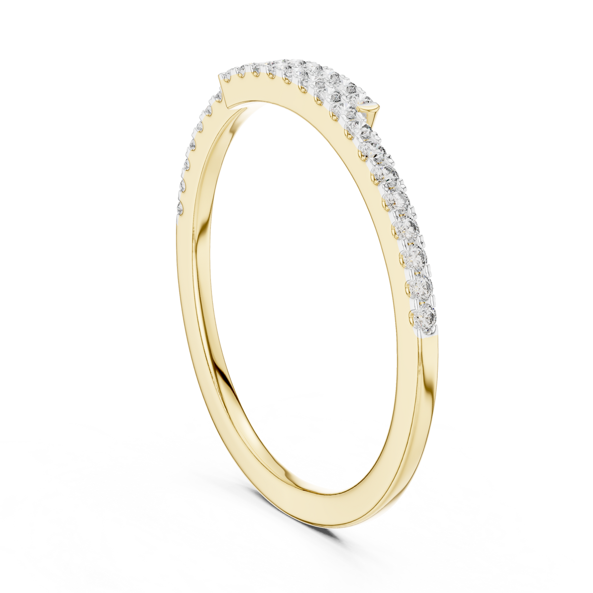 Double Shine Diamond Band