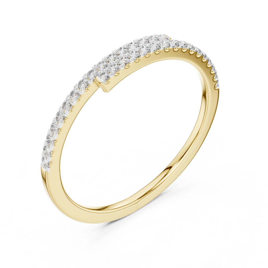 Double Shine Diamond Band