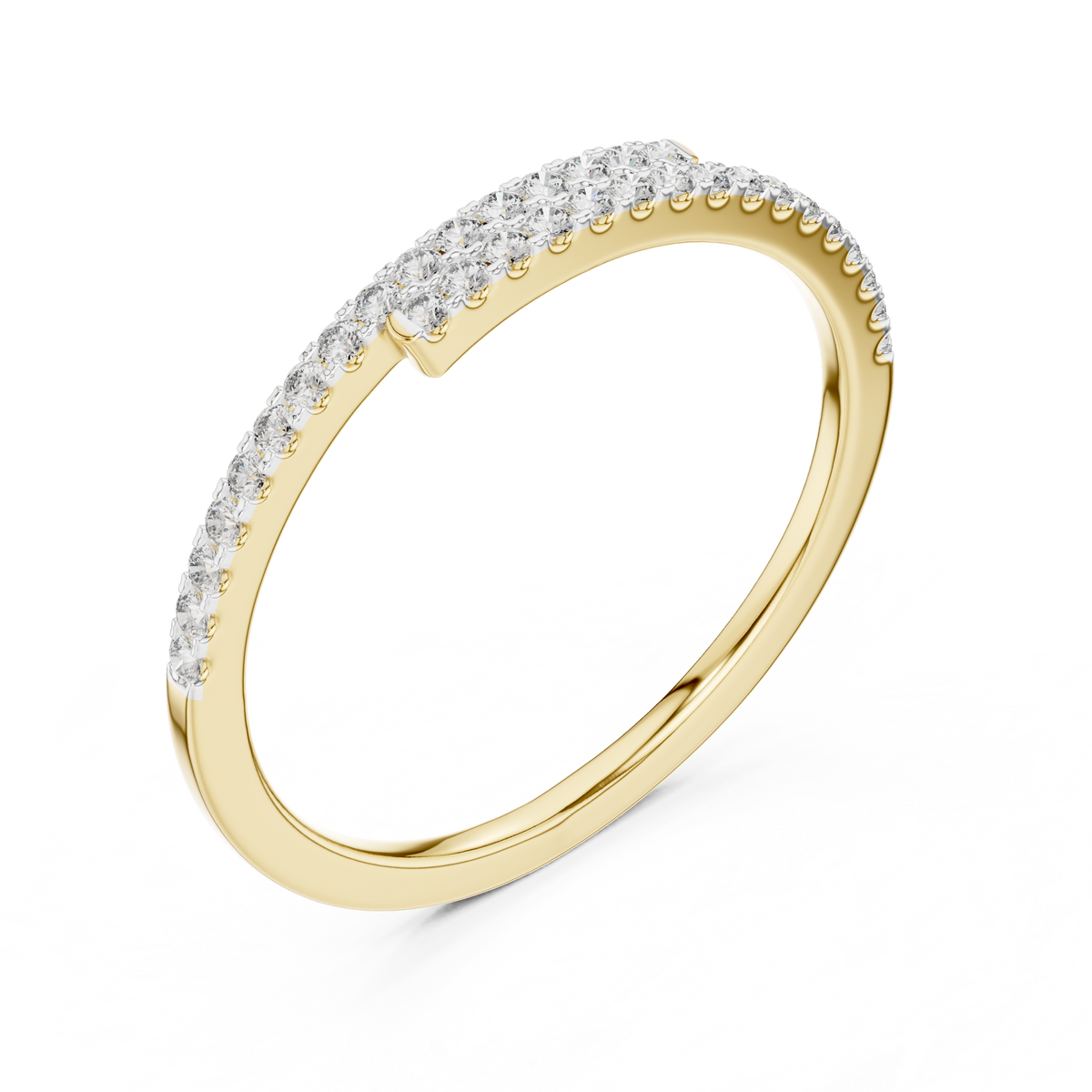 Double Shine Diamond Band