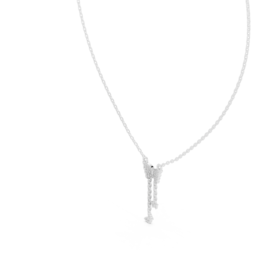 Fashion Butterfly Necklace with Elegant Hanging Charms