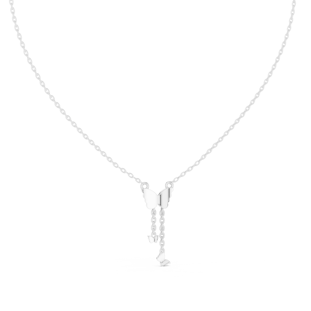Fashion Butterfly Necklace with Elegant Hanging Charms