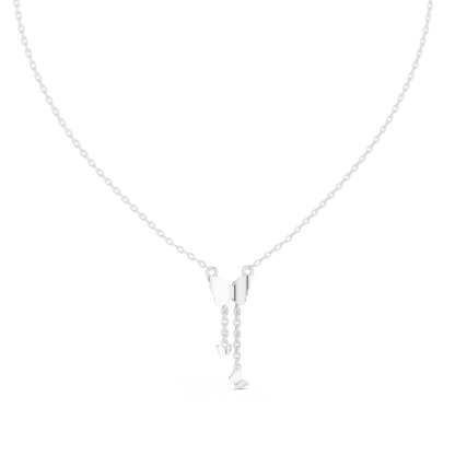 Fashion Butterfly Necklace with Elegant Hanging Charms