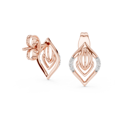 Lightweight Designer Gold Earrings Daily Wear