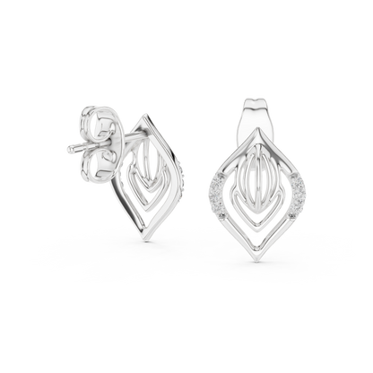 Lightweight Designer Gold Earrings Daily Wear