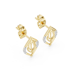 Lightweight Designer Gold Earrings Daily Wear