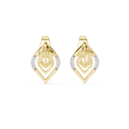Lightweight Designer Gold Earrings Daily Wear