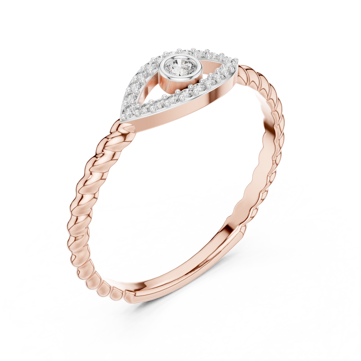 Lucky Eye Diamond Band