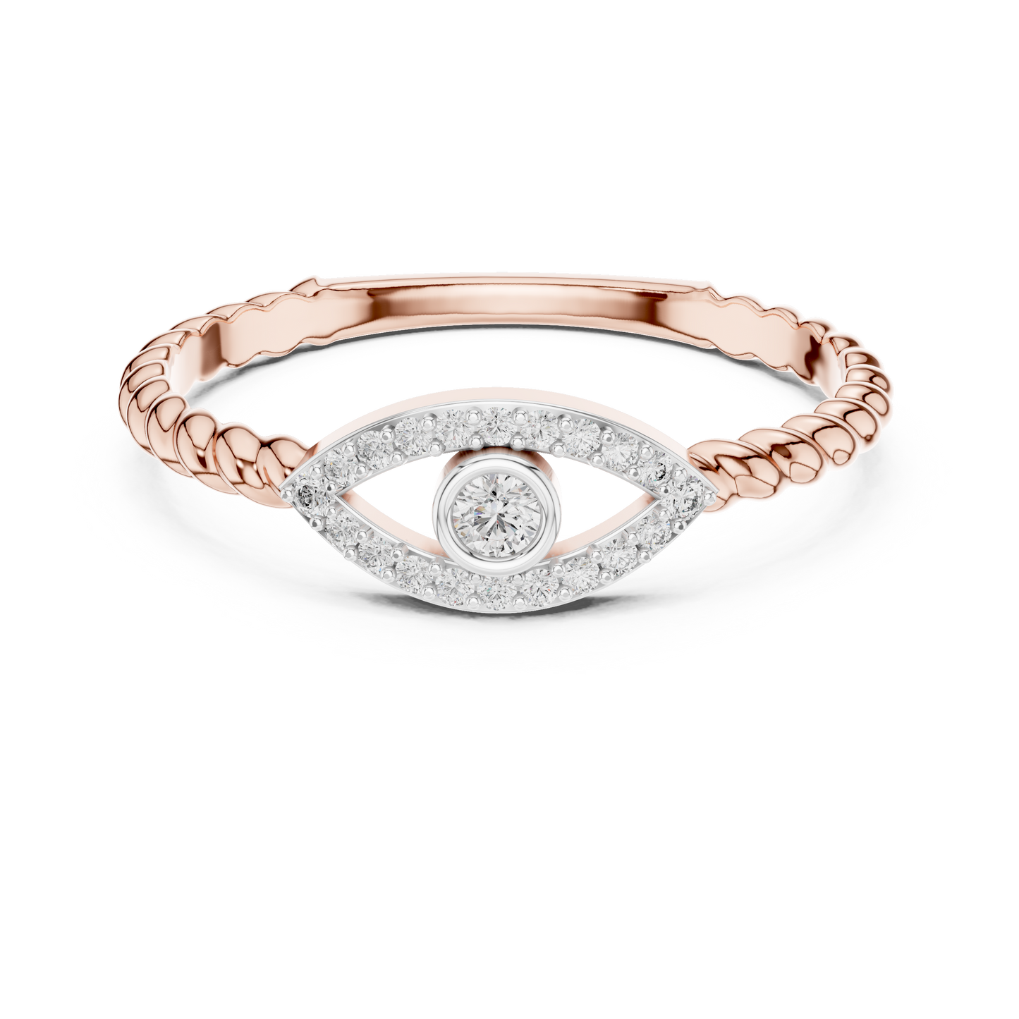 Lucky Eye Diamond Band