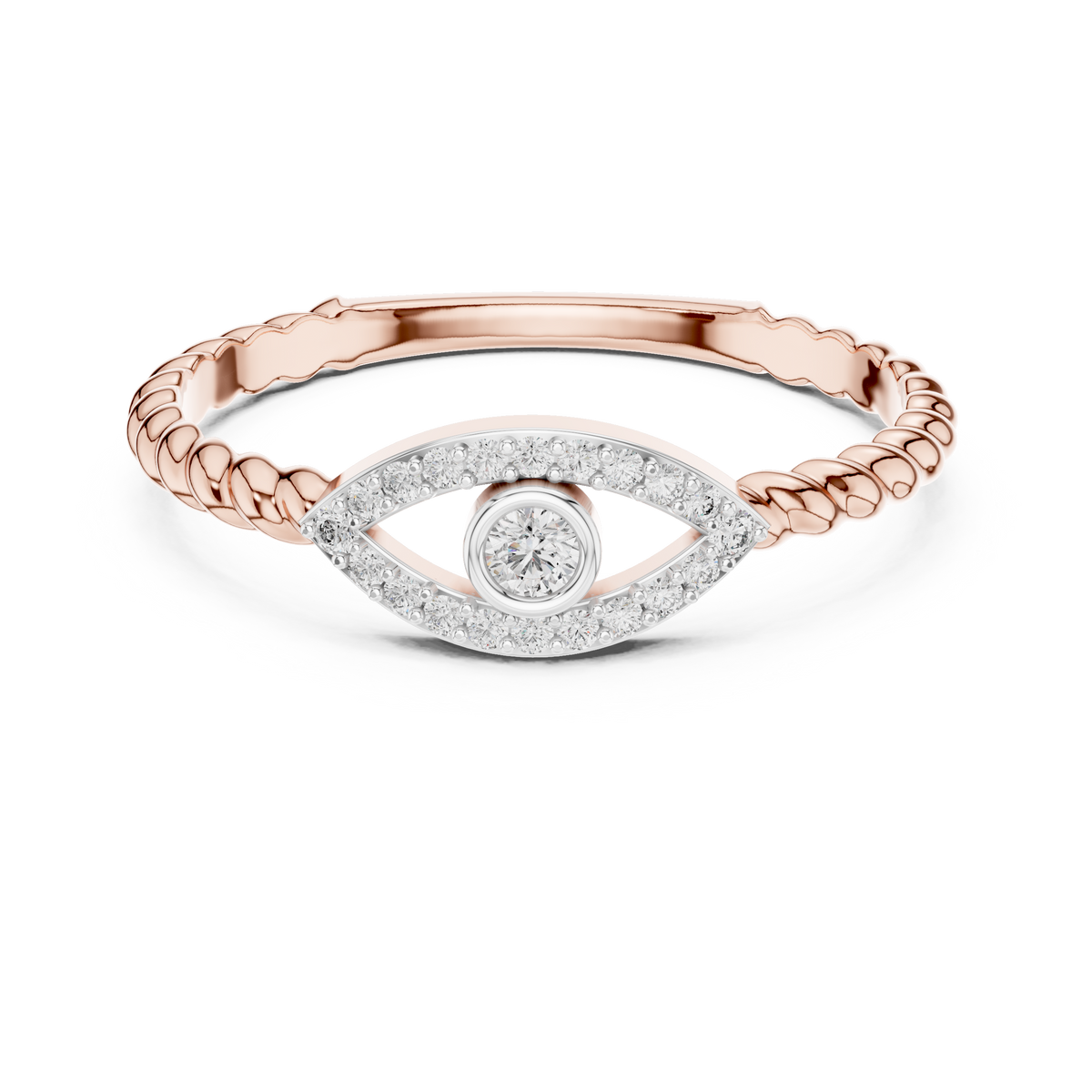 Lucky Eye Diamond Band