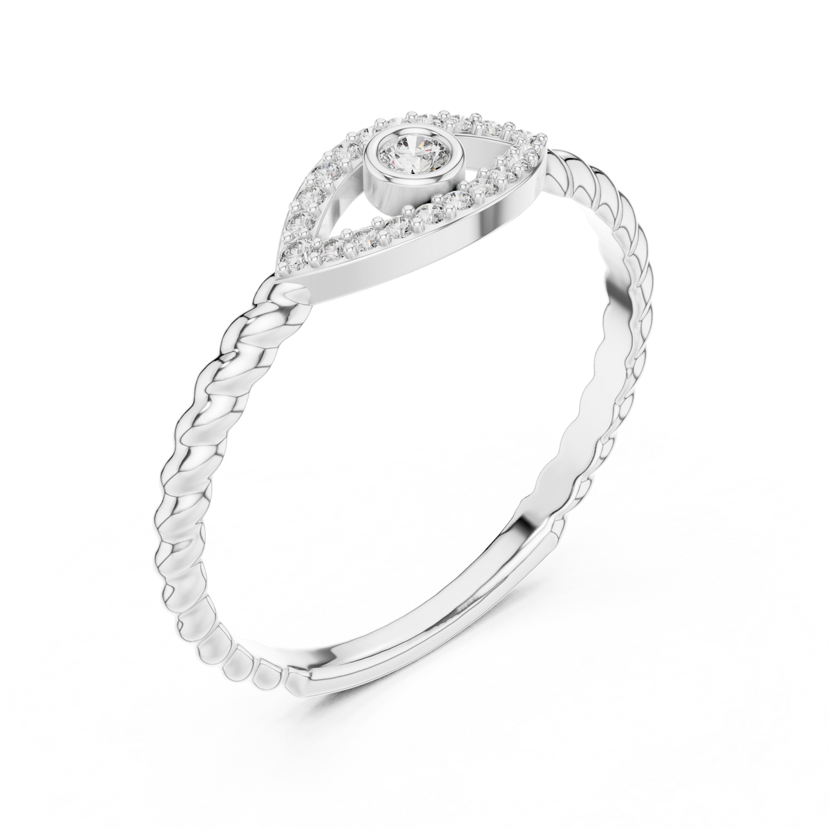 Lucky Eye Diamond Band