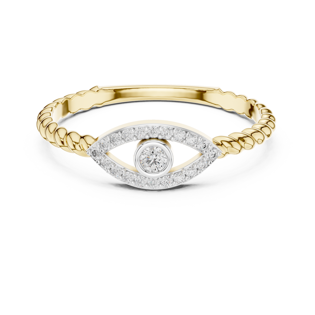 Lucky Eye Diamond Band