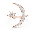 Lunar Elegance Diamond Band