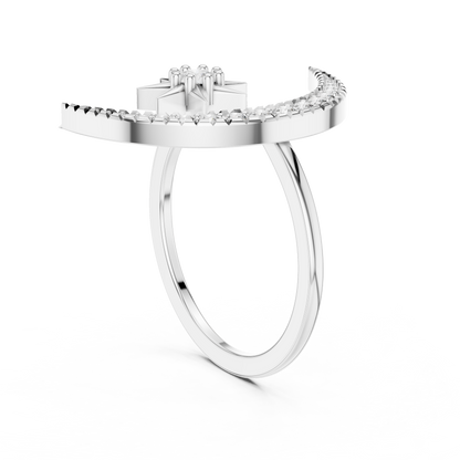 Lunar Elegance Diamond Band