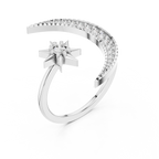 Lunar Elegance Diamond Band