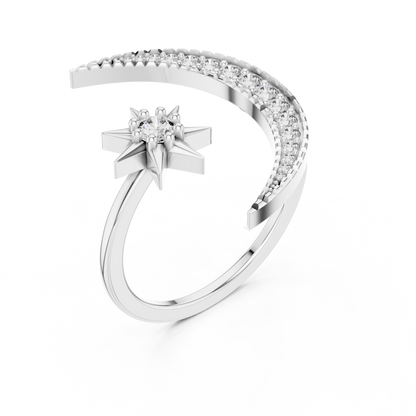 Lunar Elegance Diamond Band