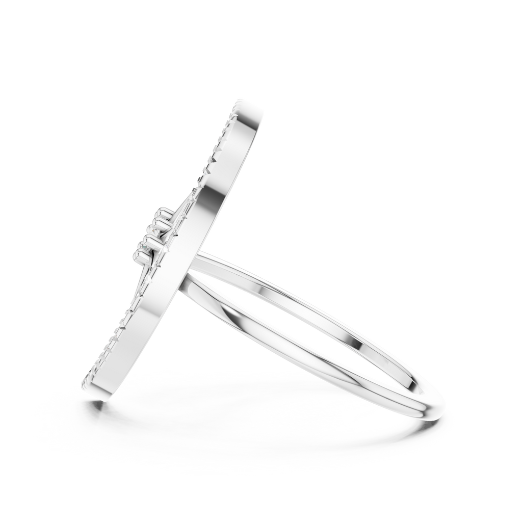 Lunar Elegance Diamond Band