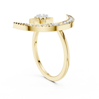 Lunar Elegance Diamond Band