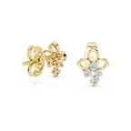 High-End Floral Ribbon Diamond Earrings