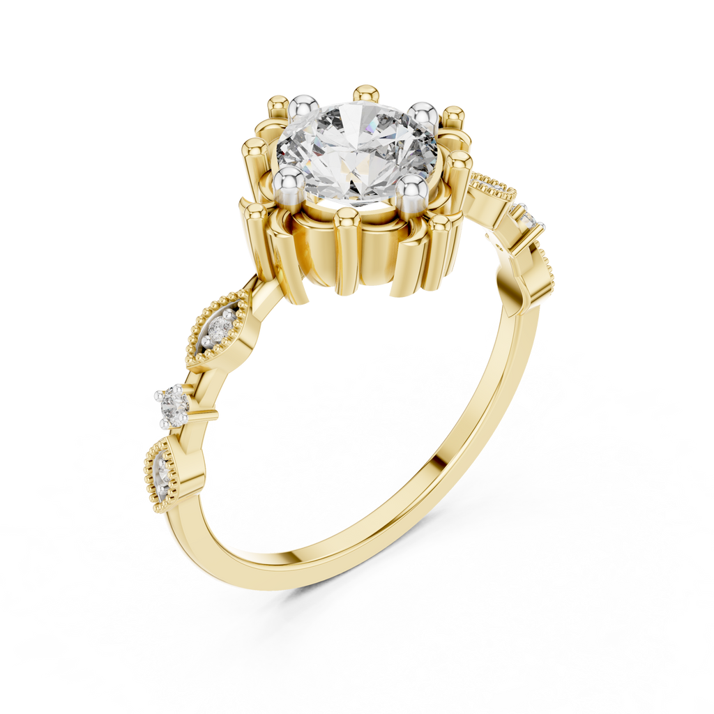 Celestial Crown Diamond Ring