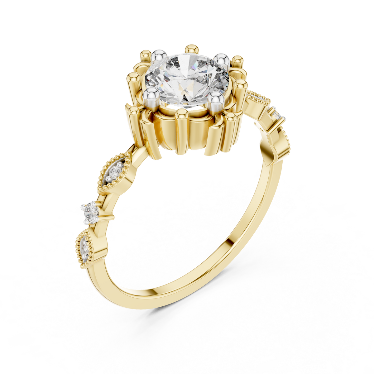 Celestial Crown Diamond Ring
