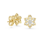 Premium Gold Star Design Diamond Stud Earrings Gift