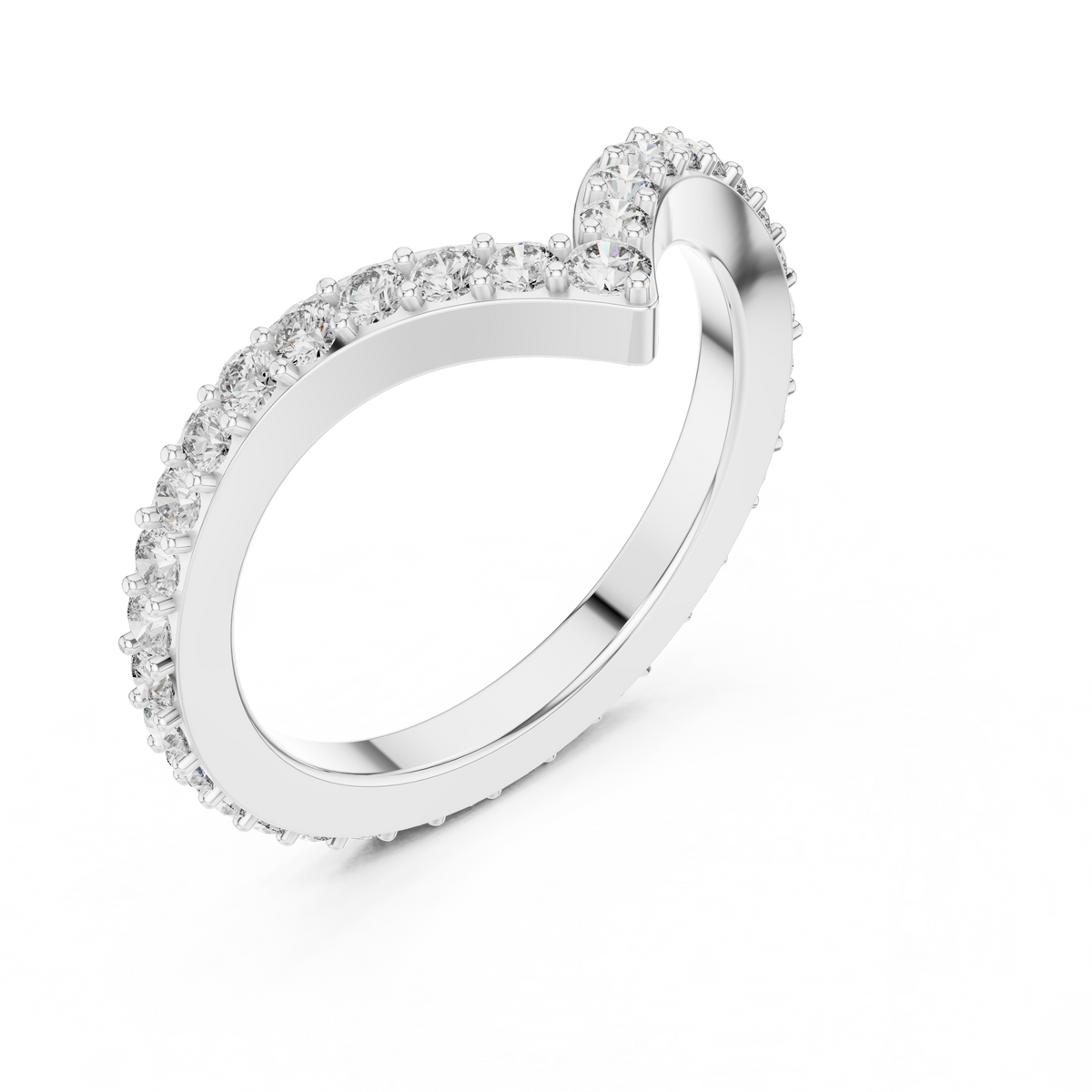 Pure Grace Wishbone Ring