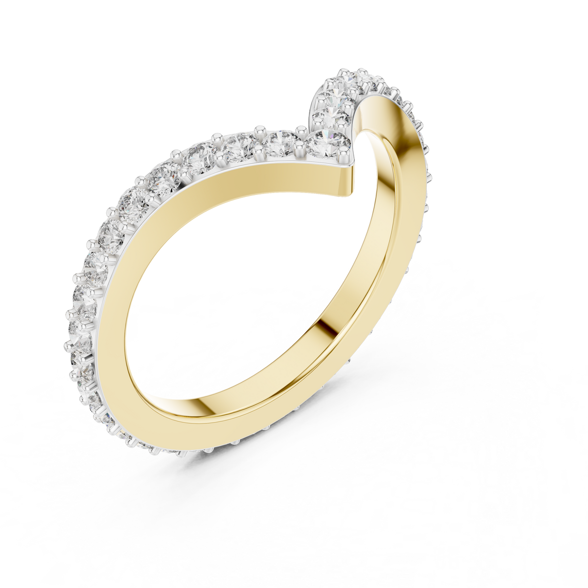 Pure Grace Wishbone Ring