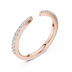 Sleek Spark Diamond Ring
