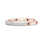 Sleek Spark Diamond Ring