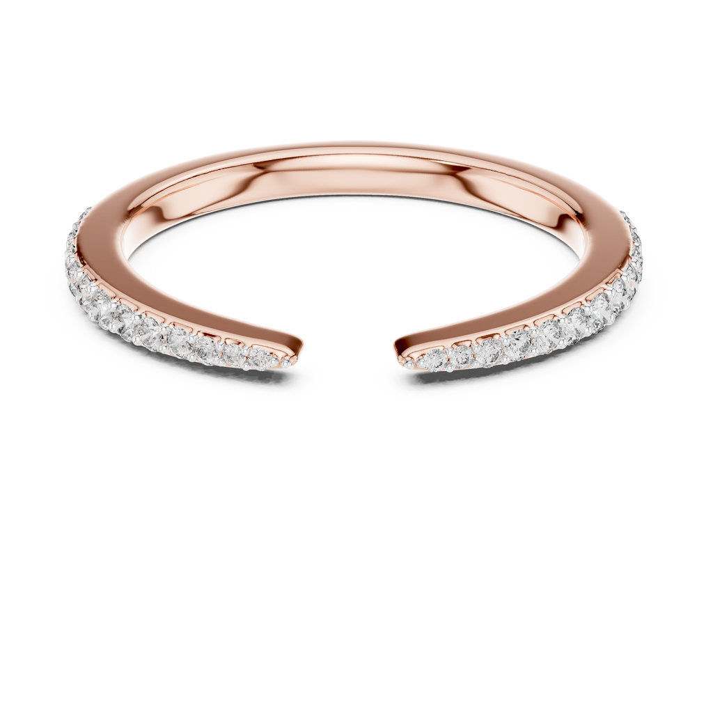 Sleek Spark Diamond Ring