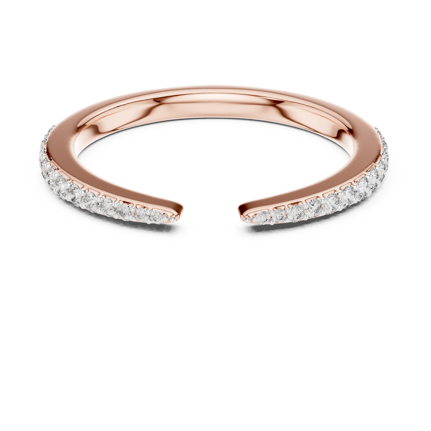 Sleek Spark Diamond Ring