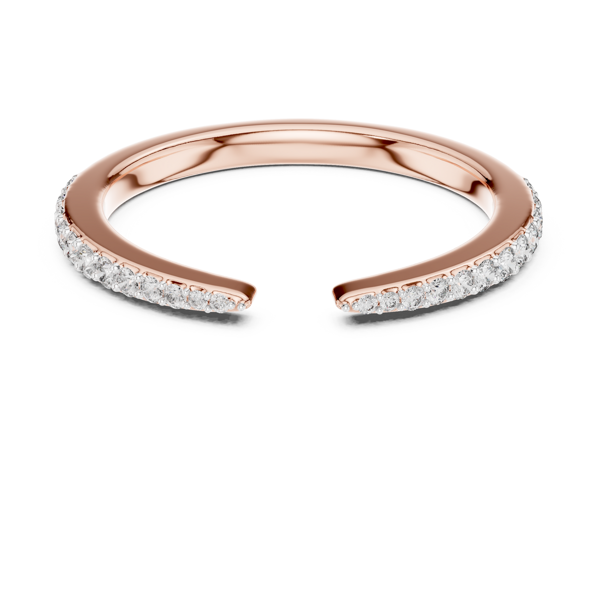 Sleek Spark Diamond Ring