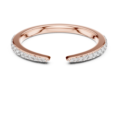 Sleek Spark Diamond Ring