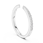 Sleek Spark Diamond Ring