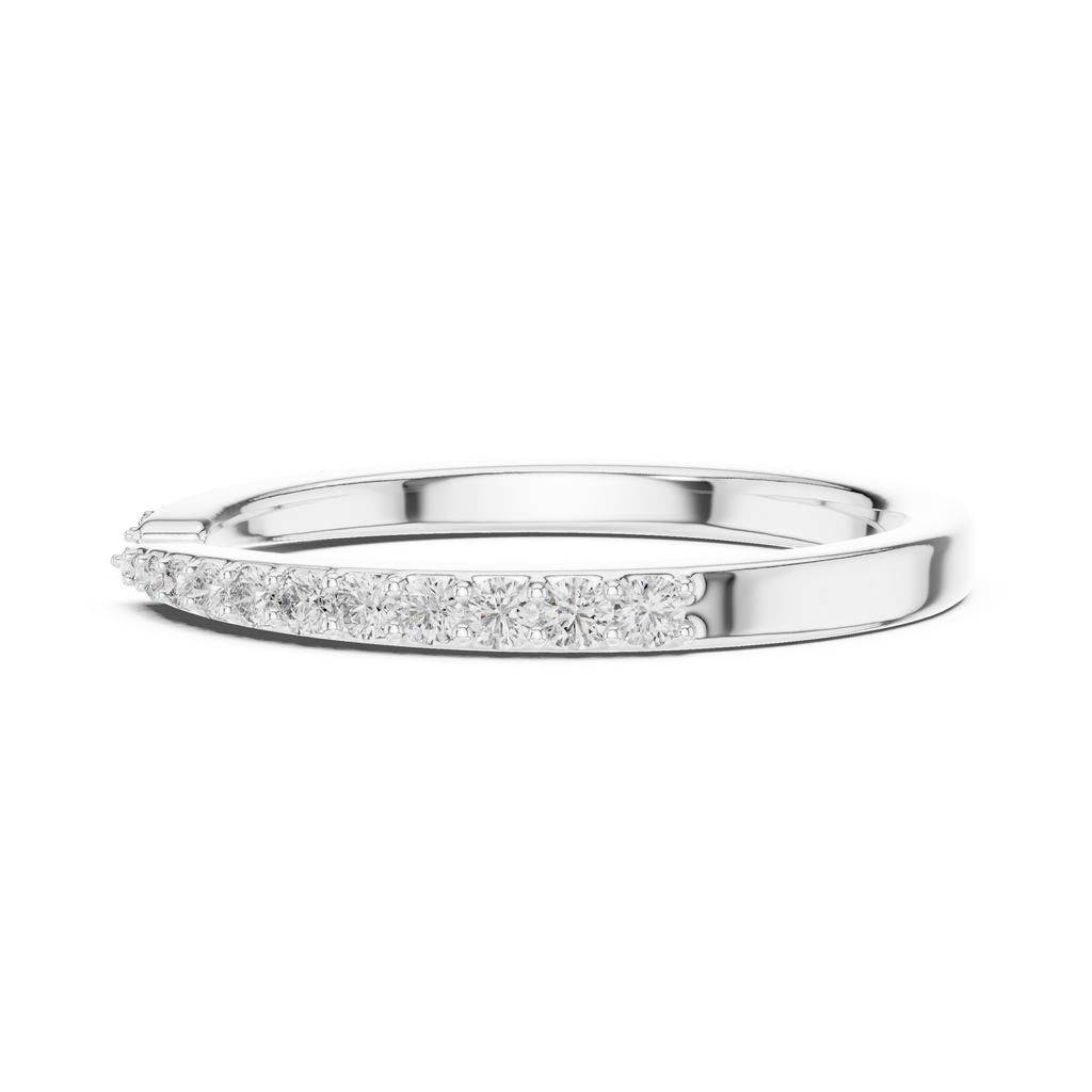 Sleek Spark Diamond Ring