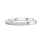 Sleek Spark Diamond Ring