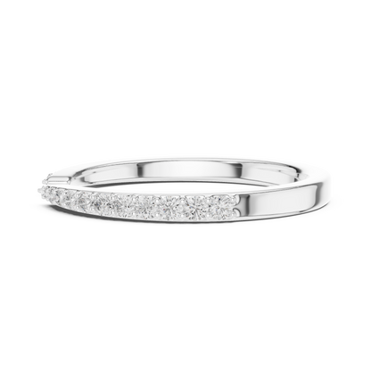 Sleek Spark Diamond Ring