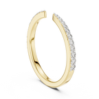 Sleek Spark Diamond Ring