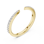 Sleek Spark Diamond Ring